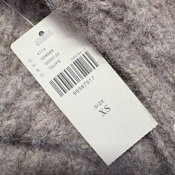 NWT Anthropologie Pilcro The Blake Sweater Slouchy Crew-Neck XS Camel Tan - Picture 9 of 10